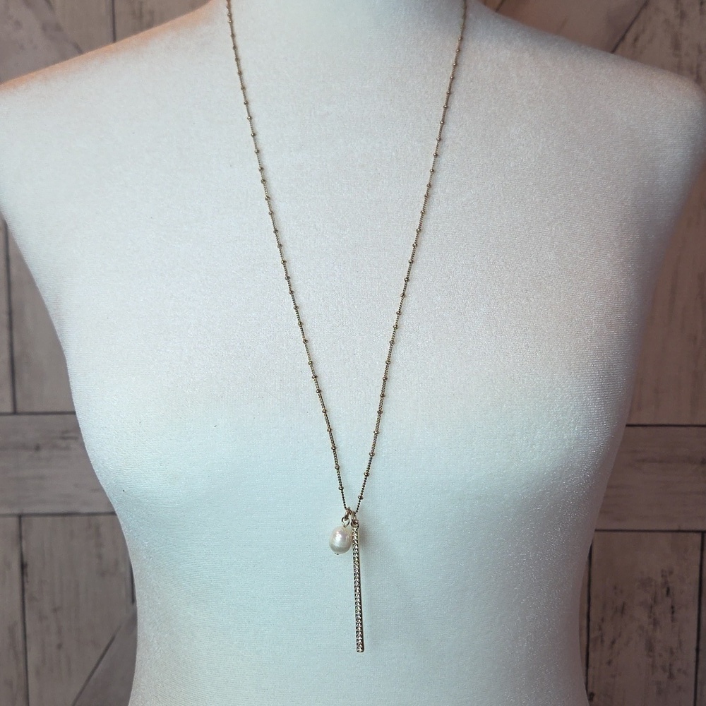 Park Lane Gold and Pearl Necklace